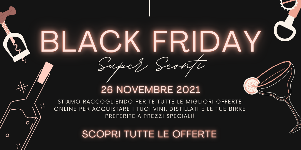 Banner degli sconti del black friday 2021