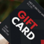 Idee regalo last minute: Gift card con scritta gift card