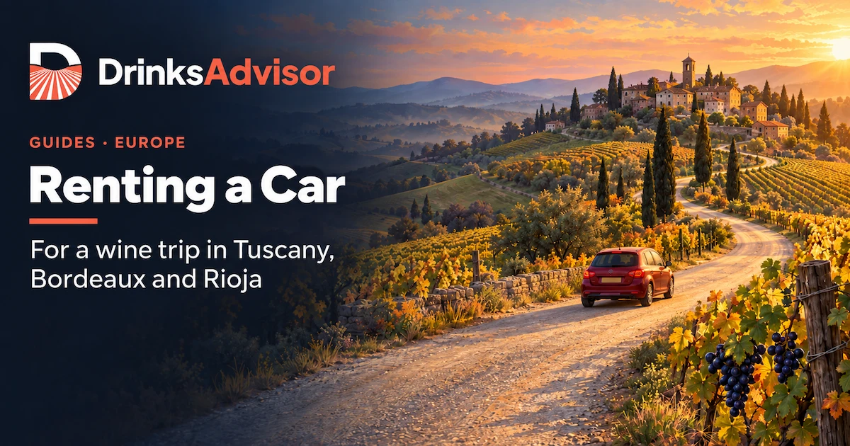 Renting a Car for a Wine Trip in Europe